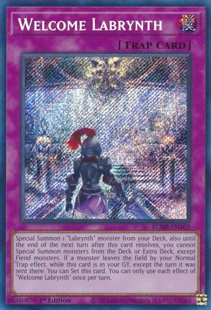 Welcome Labrynth (BLMR-EN102) - Battles of Legend: Monstrous Revenge 1st Edition - Premium Yugioh Single from Konami - Just $3.80! Shop now at Game Crave Tournament Store