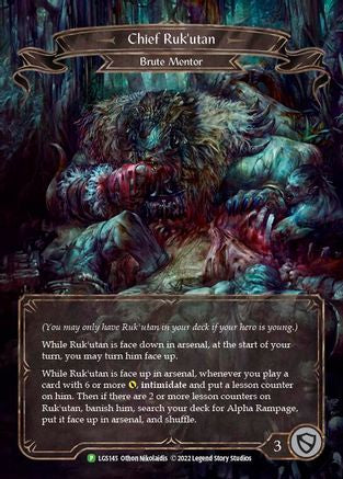 Chief Ruk'utan - LGS145 (LGS145) - Flesh and Blood: Promo Cards Rainbow Foil