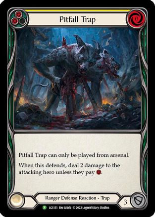 Pitfall Trap - LGS151 (LGS151) - Flesh and Blood: Promo Cards Rainbow Foil