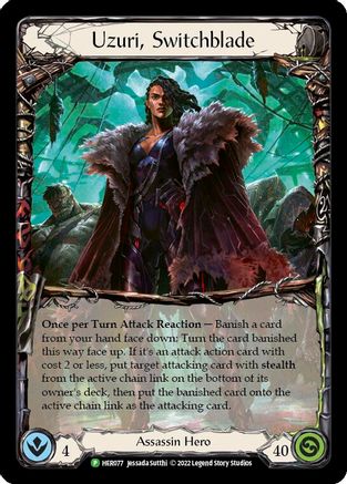 Uzuri, Switchblade - HER077 (HER077) - Flesh and Blood: Promo Cards Cold Foil