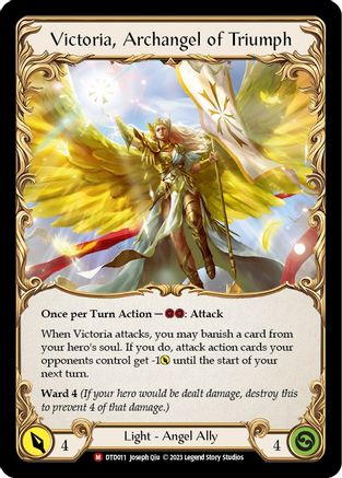Figment of Triumph // Victoria, Archangel of Triumph (DTD011) - Dusk till Dawn Rainbow Foil