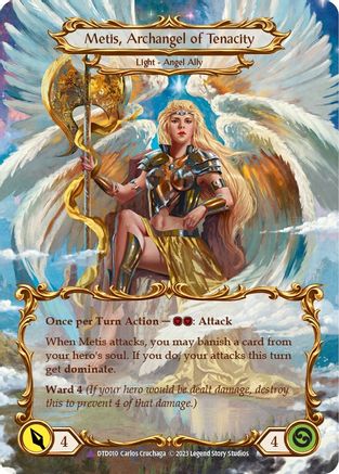Figment of Tenacity // Metis, Archangel of Tenacity (Marvel) (DTD010) - Dusk till Dawn Cold Foil