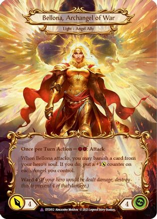 Figment of War // Bellona, Archangel of War (Marvel) (DTD012) - Dusk till Dawn Cold Foil