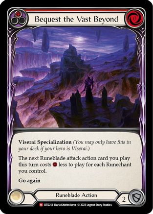 Bequest the Vast Beyond (DTD212) - Dusk till Dawn Rainbow Foil