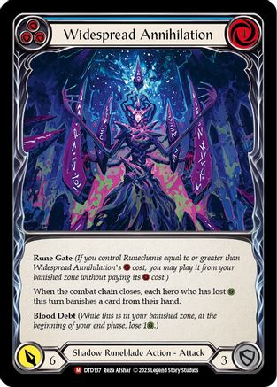 Widespread Annihilation (DTD137) - Dusk till Dawn Rainbow Foil