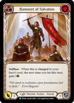 Banneret of Salvation (DTD055) - Dusk till Dawn Rainbow Foil