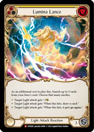 Lumina Lance (DTD080) - Dusk till Dawn Rainbow Foil