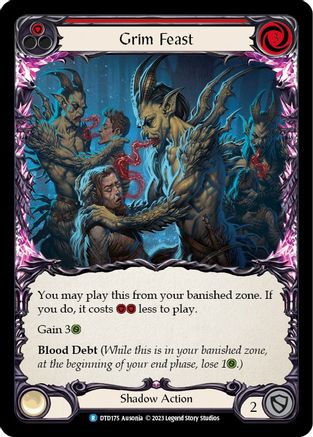 Grim Feast (Red) (DTD175) - Dusk till Dawn Rainbow Foil