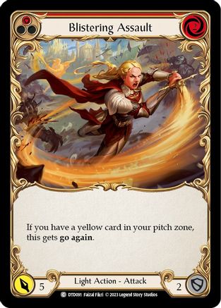 Blistering Assault (Red) (DTD091) - Dusk till Dawn