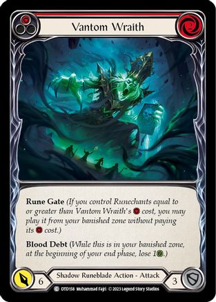 Vantom Wraith (Red) (DTD158) - Dusk till Dawn Rainbow Foil