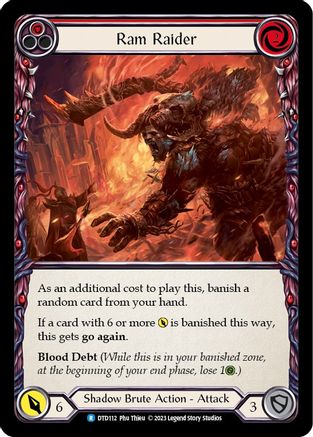 Ram Raider (Red) (DTD112) - Dusk till Dawn Rainbow Foil