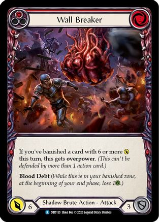 Wall Breaker (Red) (DTD115) - Dusk till Dawn Rainbow Foil