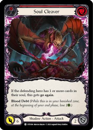 Soul Cleaver (Red) (DTD184) - Dusk till Dawn Rainbow Foil
