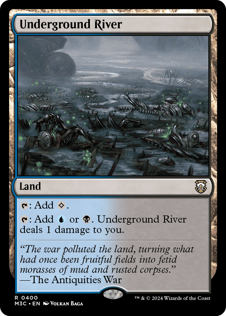 Underground River (M3C-400) - Modern Horizons 3 Commander - Premium MTG Single from Wizards of the Coast - Just $2.29! Shop now at Game Crave Tournament Store