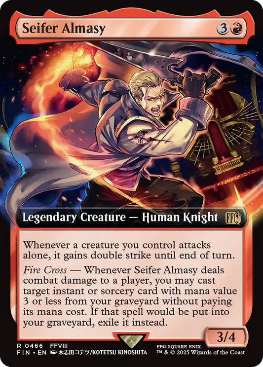 Seifer Almasy (FIN-466) - FINAL FANTASY: (Extended Art) - Premium MTG Single from Wizards of the Coast - Just $0.36! Shop now at Game Crave Tournament Store
