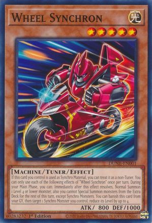 Wheel Synchron (DUNE-EN001) - Duelist Nexus 1st Edition - Premium Yugioh Single from Konami - Just $0.25! Shop now at Game Crave Tournament Store