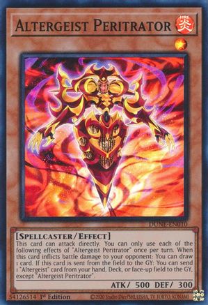 Altergeist Peritrator (DUNE-EN010) - Duelist Nexus 1st Edition - Premium Yugioh Single from Konami - Just $0.25! Shop now at Game Crave Tournament Store