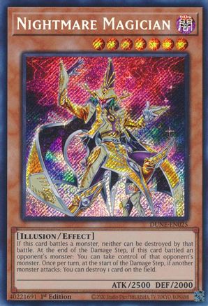 Nightmare Magician (DUNE-EN025) - Duelist Nexus 1st Edition - Premium Yugioh Single from Konami - Just $0.86! Shop now at Game Crave Tournament Store