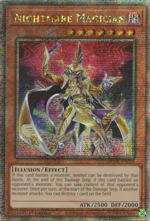Nightmare Magician (Quarter Century Secret Rare) (DUNE-EN025) - Duelist Nexus 1st Edition - Premium Yugioh Single from Konami - Just $12.18! Shop now at Game Crave Tournament Store