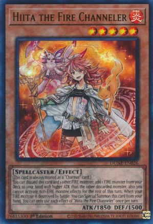 Hiita the Fire Channeler (DUNE-EN026) - Duelist Nexus 1st Edition - Premium Yugioh Single from Konami - Just $0.46! Shop now at Game Crave Tournament Store