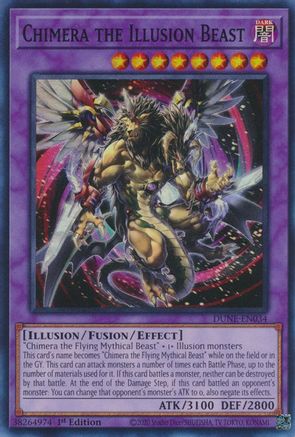 Chimera the Illusion Beast (DUNE-EN034) - Duelist Nexus 1st Edition - Premium Yugioh Single from Konami - Just $0.25! Shop now at Game Crave Tournament Store