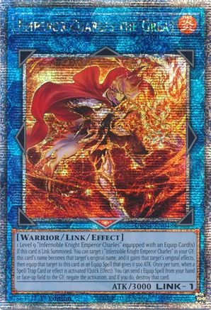 Emperor Charles the Great (Quarter Century Secret Rare) (DUNE-EN048) - Duelist Nexus 1st Edition - Premium Yugioh Single from Konami - Just $18.44! Shop now at Game Crave Tournament Store