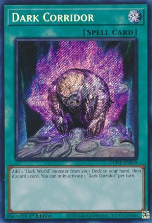Dark Corridor (DUNE-EN059) - Duelist Nexus 1st Edition - Premium Yugioh Single from Konami - Just $3.50! Shop now at Game Crave Tournament Store