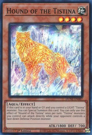 Hound of the Tistina (DUNE-EN087) - Duelist Nexus 1st Edition - Premium Yugioh Single from Konami - Just $0.25! Shop now at Game Crave Tournament Store