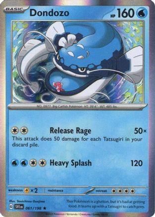 Dondozo (Line Holo) 61 - SV Scarlet & Violet Promo Cards Holofoil