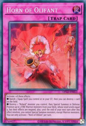 Horn of Olifant (OP22-EN013) - OTS Tournament Pack 22 Unlimited - Premium Yugioh Single from Konami - Just $0.25! Shop now at Game Crave Tournament Store