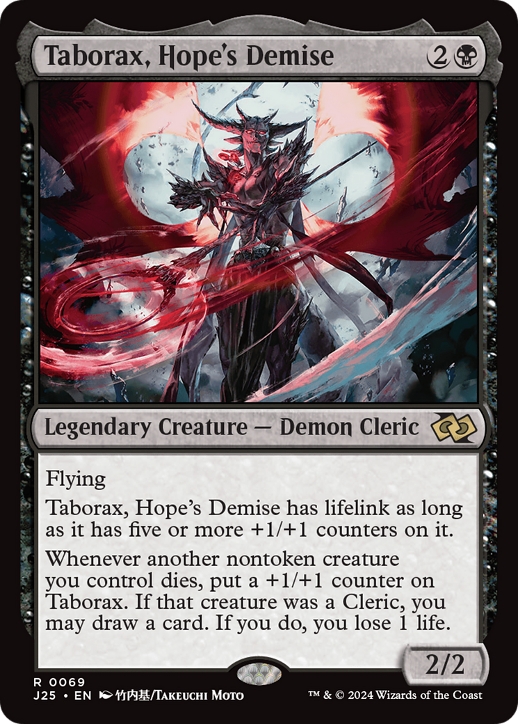 Taborax, Hope's Demise (J25-069) - Foundations Jumpstart - Premium MTG Single from Wizards of the Coast - Just $0.25! Shop now at Game Crave Tournament Store