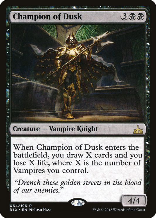 Champion of Dusk (RIX-064) - Rivals of Ixalan Foil