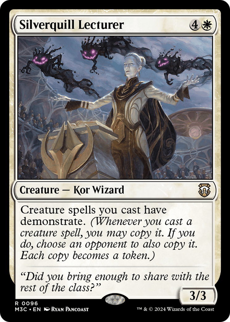 Silverquill Lecturer (M3C-096) - Modern Horizons 3 Commander Foil - Premium MTG Single from Wizards of the Coast - Just $0.25! Shop now at Game Crave Tournament Store