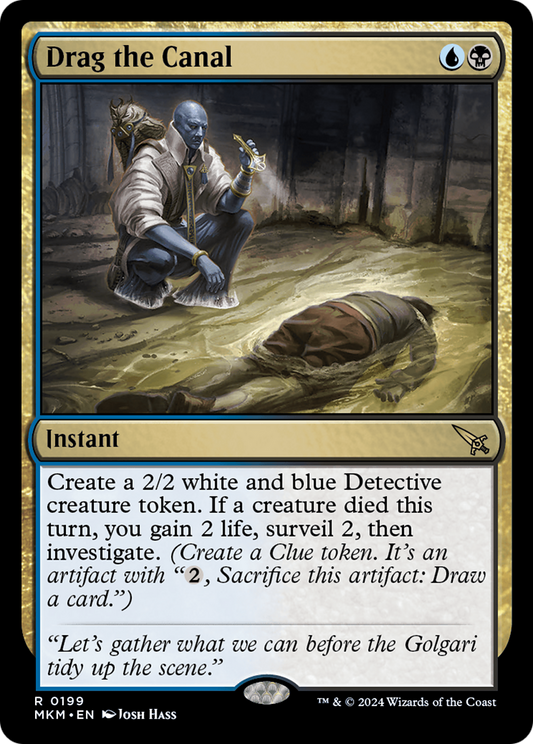 Drag the Canal (MKM-199) - Murders at Karlov Manor Foil - Premium MTG Single from Wizards of the Coast - Just $0.26! Shop now at Game Crave Tournament Store