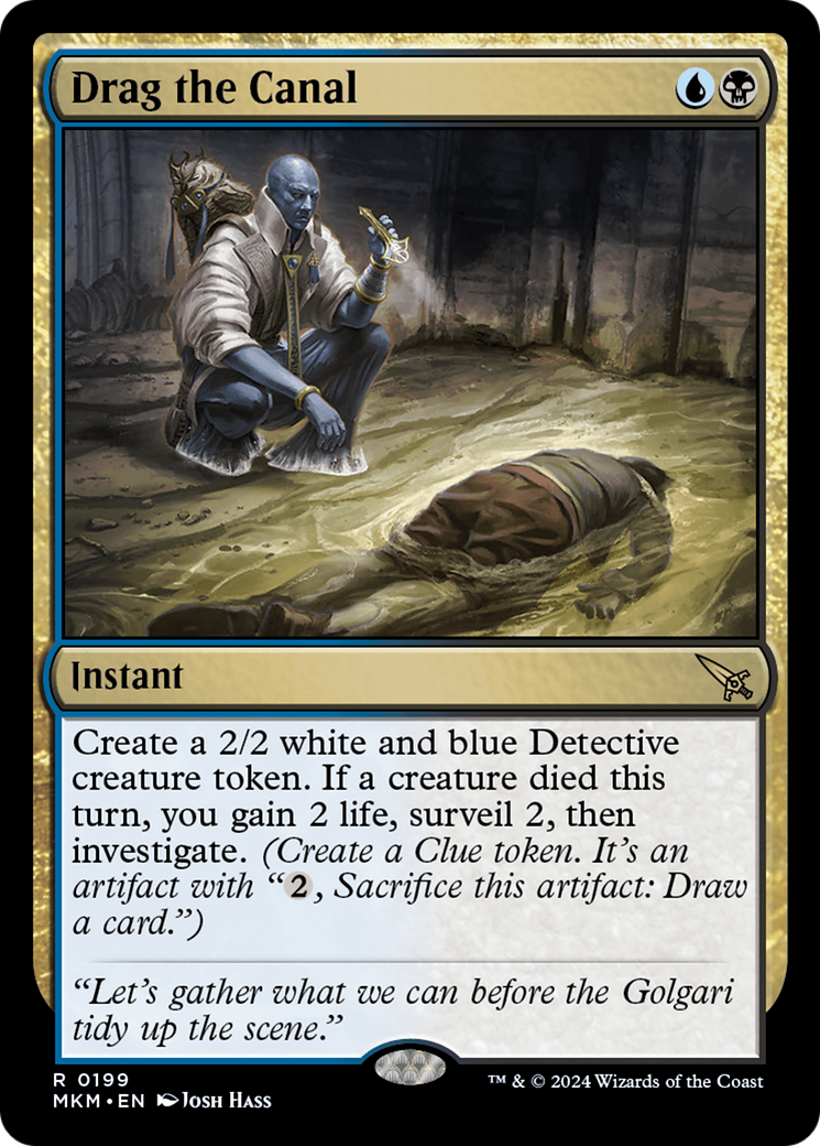 Drag the Canal (MKM-199) - Murders at Karlov Manor - Premium MTG Single from Wizards of the Coast - Just $0.25! Shop now at Game Crave Tournament Store