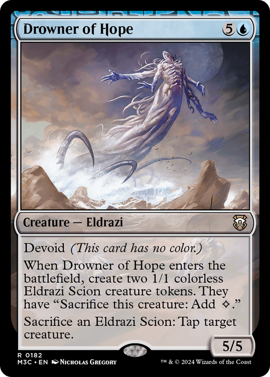 Drowner of Hope (M3C-182) - Modern Horizons 3 Commander - Premium MTG Single from Wizards of the Coast - Just $0.25! Shop now at Game Crave Tournament Store
