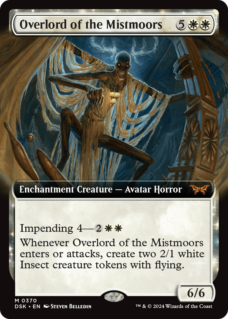 Overlord of the Mistmoors (DSK-370) - Duskmourn: House of Horror: (Extended Art, nyxtouched) - Premium MTG Single from Wizards of the Coast - Just $4.94! Shop now at Game Crave Tournament Store
