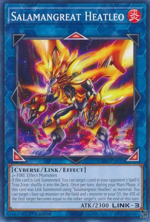 Salamangreat Heatleo (LD10-EN011) - Legendary Duelists: Soulburning Volcano 1st Edition - Premium Yugioh Single from Konami - Just $0.25! Shop now at Game Crave Tournament Store