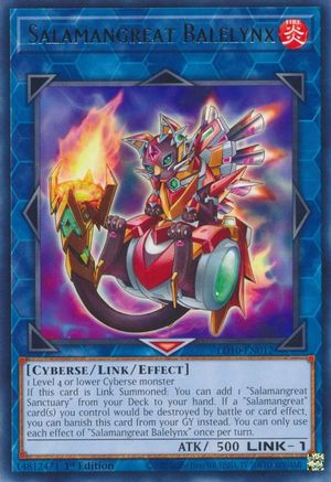 Salamangreat Balelynx (LD10-EN012) - Legendary Duelists: Soulburning Volcano 1st Edition - Premium Yugioh Single from Konami - Just $0.25! Shop now at Game Crave Tournament Store