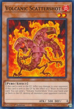 Volcanic Scattershot (LD10-EN026) - Legendary Duelists: Soulburning Volcano 1st Edition - Premium Yugioh Single from Konami - Just $0.25! Shop now at Game Crave Tournament Store
