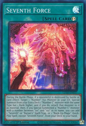 Seventh Force (LD10-EN037) - Legendary Duelists: Soulburning Volcano 1st Edition - Premium Yugioh Single from Konami - Just $0.25! Shop now at Game Crave Tournament Store