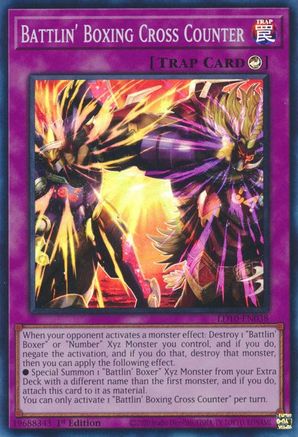 Battlin' Boxing Cross Counter (LD10-EN038) - Legendary Duelists: Soulburning Volcano 1st Edition - Premium Yugioh Single from Konami - Just $0.25! Shop now at Game Crave Tournament Store