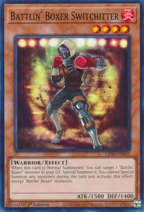 Battlin' Boxer Switchitter (LD10-EN041) - Legendary Duelists: Soulburning Volcano 1st Edition - Premium Yugioh Single from Konami - Just $0.25! Shop now at Game Crave Tournament Store
