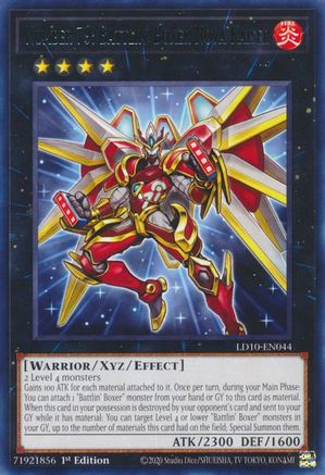 Number 79: Battlin' Boxer Nova Kaiser (LD10-EN044) - Legendary Duelists: Soulburning Volcano 1st Edition - Premium Yugioh Single from Konami - Just $0.25! Shop now at Game Crave Tournament Store