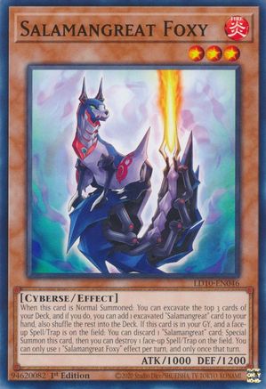Salamangreat Foxy (LD10-EN046) - Legendary Duelists: Soulburning Volcano 1st Edition - Premium Yugioh Single from Konami - Just $0.25! Shop now at Game Crave Tournament Store