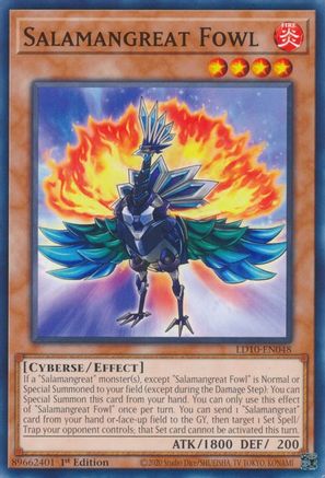 Salamangreat Fowl (LD10-EN048) - Legendary Duelists: Soulburning Volcano 1st Edition - Premium Yugioh Single from Konami - Just $0.25! Shop now at Game Crave Tournament Store