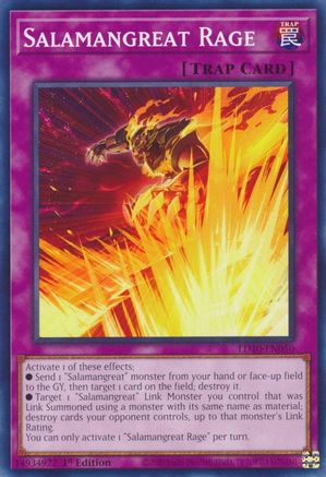 Salamangreat Rage (LD10-EN050) - Legendary Duelists: Soulburning Volcano 1st Edition - Premium Yugioh Single from Konami - Just $0.25! Shop now at Game Crave Tournament Store