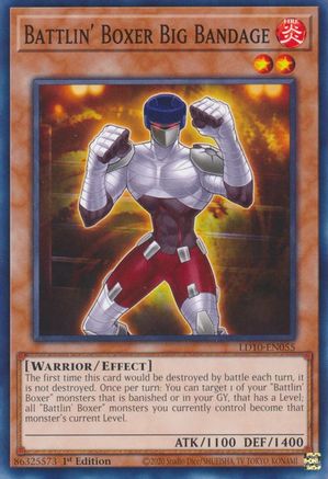 Battlin' Boxer Big Bandage (LD10-EN055) - Legendary Duelists: Soulburning Volcano 1st Edition - Premium Yugioh Single from Konami - Just $0.25! Shop now at Game Crave Tournament Store