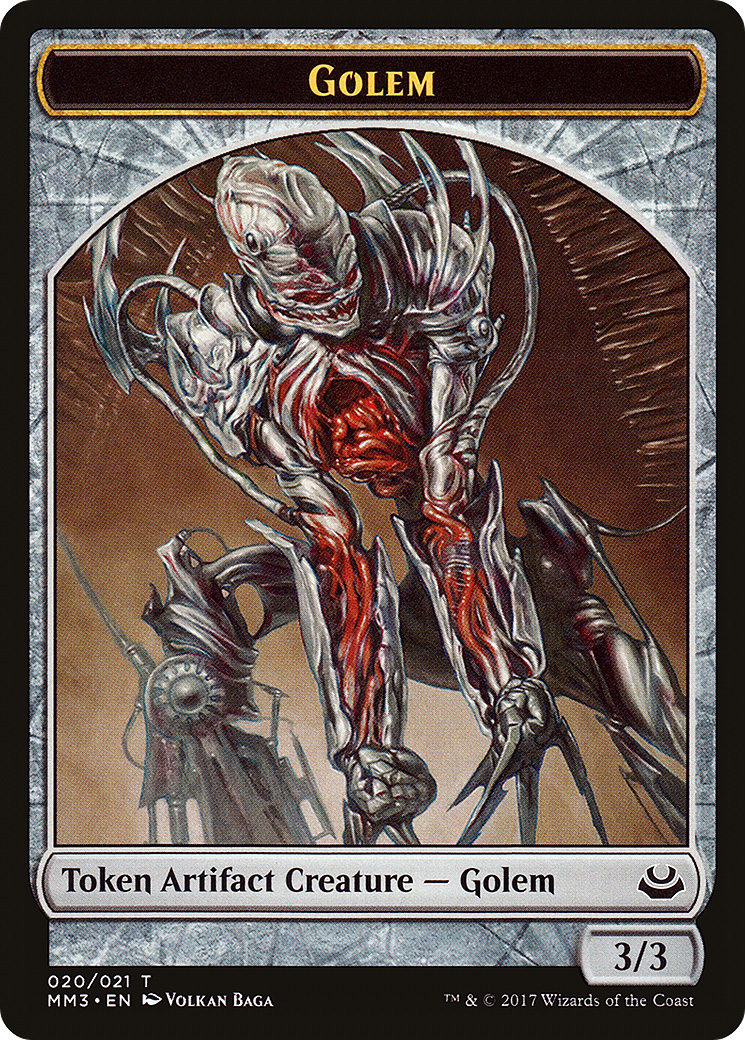 Golem (TMM3-020) - Modern Masters 2017 Tokens