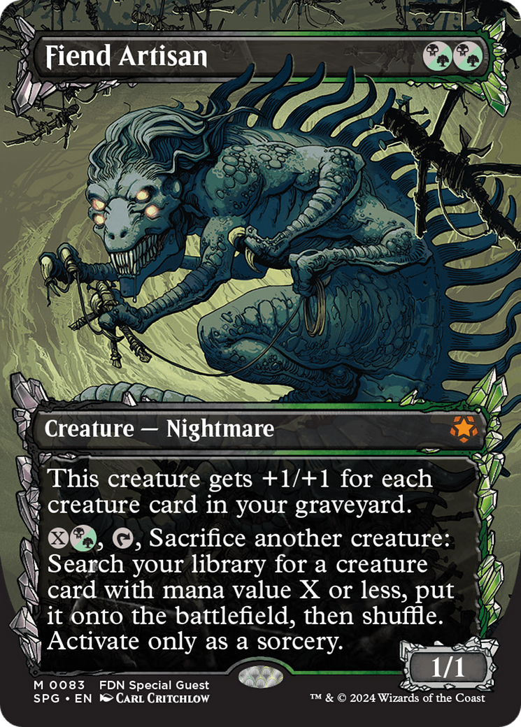 Fiend Artisan (SPG-083) - Special Guests: (Showcase) Foil - Premium MTG Single from Wizards of the Coast - Just $5.61! Shop now at Game Crave Tournament Store